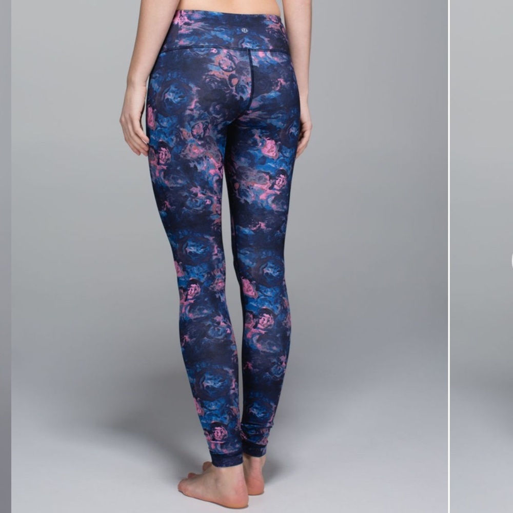 LULULEMON Wunder Under Pant Mirage Watercolor Luon Stretch Run Leggings Pants